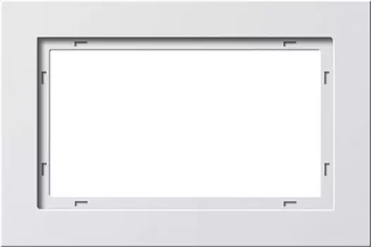 100229 Рамка E2 Белый глянец 2-постовая Gira