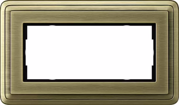 1002621 Рамка Classix Бронза 2-постовая Gira