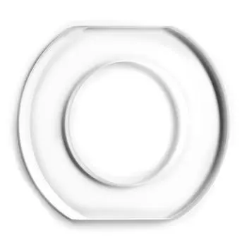 100611 Рамка Bakelite Стекло Белый 1-постовая THPG