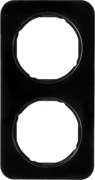 10122145 Рамка R.1 Черный 2-постовая Berker