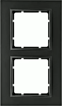 10126626 Рамка B.7 Антрацит 2-постовая вертикальная Berker