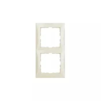 10129909 Рамка S.1 Полярная белизна матовый 2-постовая вертикальная Berker
