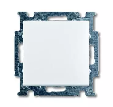 1012-0-2146 (2006/1 UC-92-507), Механизм 1-клавишного, 1-полюсного выключателя с клавишей, серия Basic 55, слоновая кость, ABB