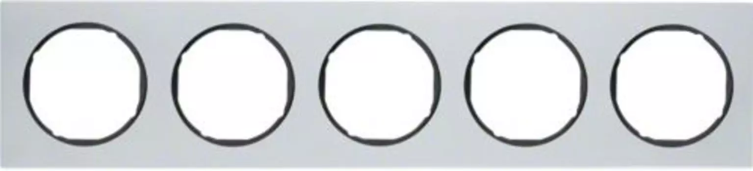 10152284 Рамка R.3 Черный 5-постовая Berker