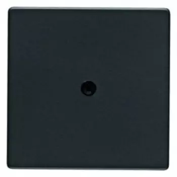 10196086 Центральная панель для VDo-розеток и кабельного вывода, Q.1, цвет: антрацитовый, с эффектом бархата Berker