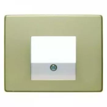 10340002 Центральная панель для розетки TAE цвет: золотой, металл Arsys Berker