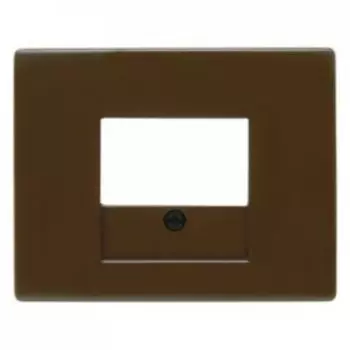 10350101 Центральная панель для розетки TAE цвет: коричневый, с блеском Arsys Berker