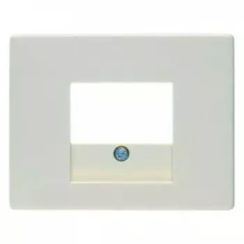 10350102 Центральная панель для розетки TAE цвет: белый, с блеском Arsys Berker