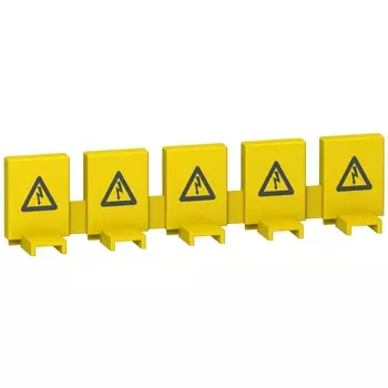 10396 Изолирующие колпачки на контакты со знаком "молния", 5х10 шт., Schneider Electric