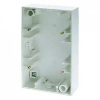 10421909 Коробка для наружного монтажа, 2-местная цвет: полярная белизна, матовый B.1/B.3 Berker