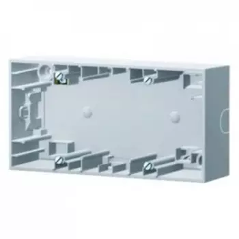 10527009 Коробка для наружного монтажа, 2-местная цвет: полярная белизна, с блеском K.1 Berker