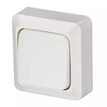 1066A4 (1066A4), Переключатель 1-клавишный, 16А/250В, (схема 6+6), с контрольной подсветкой, поверхностный монтаж, ABB