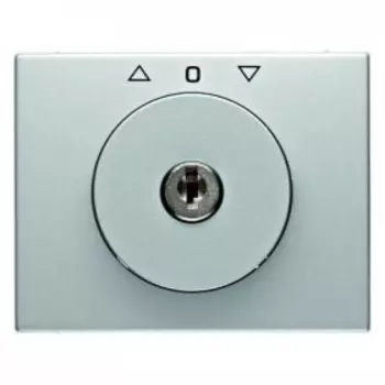 10797103 Центральная панель с замком к жалюзийному замочному выключателю цвет: алюминий K.5 Berker