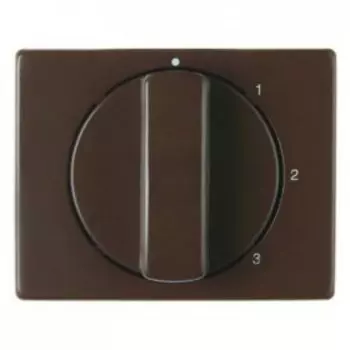 10870001 Центральная панель с вращающейся ручкой для 3-уровневого выключателя цвет: коричневый, с блеском Arsys Berker