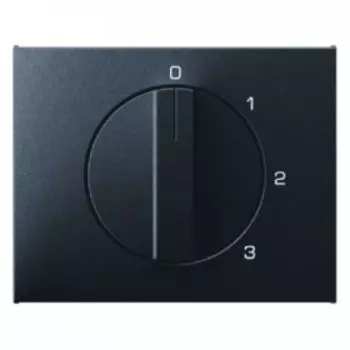10877106 Центральная панель с вращающейся ручкой для 3-уровневого выключателя цвет: антрацит, матовый K.1 Berker