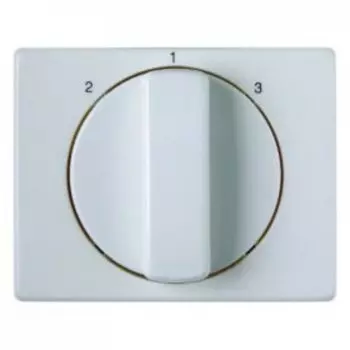 10880069 Центральная панель с вращающейся ручкой для 3-уровневого выключателя цвет: полярная белизна, с блеском Arsys Berker