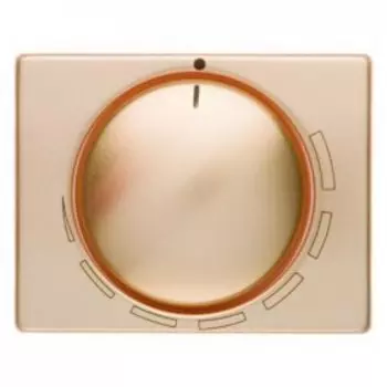 11340022 Центральная панель с регулирующей кнопкой для регулятора числа оборотов цвет: золотой, металл Arsys Berker