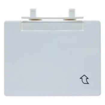 11400069 Откидная крышка с полем для надписи, плоская цвет: полярная белизна, с блеском Arsys Berker