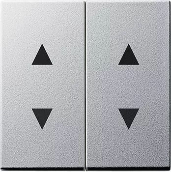 115026 Двойная клавиша для жалюзи со стрелками Алюминий Gira