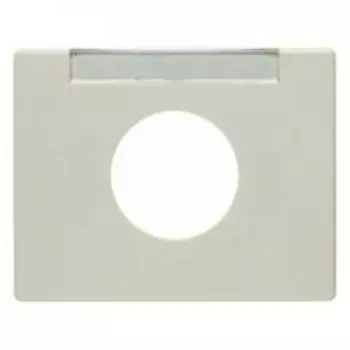 11650002 Центральная панель с полем для надписи для нажимной кнопки цвет: белый, с блеском Arsys Berker