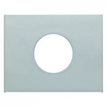 11657003 Центральная панель для нажимной кнопки и светового сигнала Е10 цвет: алюминий, K.5 Berker