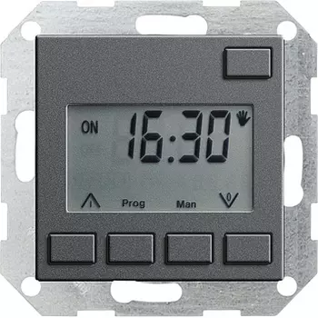 117528 Электронный таймер Easy Антрацит Gira