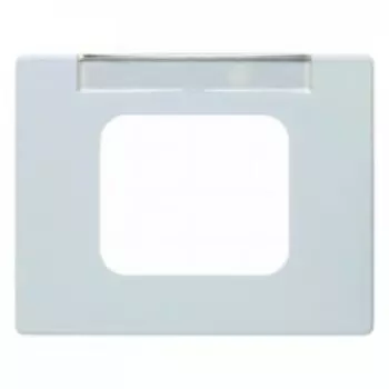 11770069 Центральная панель для AMP-ACO с полем для надписи цвет: полярная белизна, с блеском Arsys Berker
