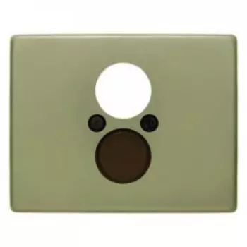 11840001 Центральная панель для розетки к громкоговорителю цвет: светло-бронзовый, металл Arsys Berker