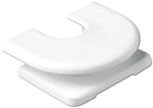 11WW Ввод для кабелей и миниканалов белый Jung