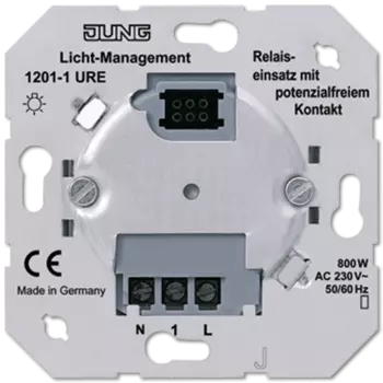 1201-1URE Релейная вставка 1-канальная Jung