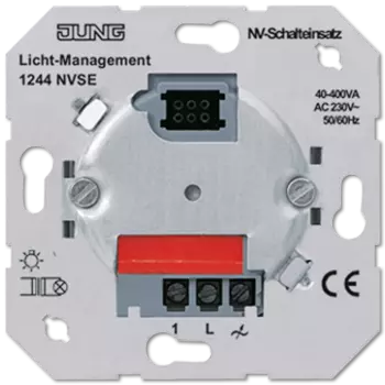 1244NVSE Электронный выключатель 40-400 Вт/ВА для л/н и обмоточных трансформаторов Jung