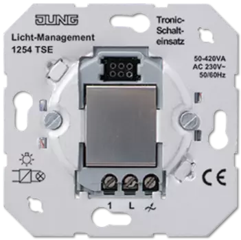 1254TSE Электронный выключатель 50-420 Вт/ВА для л/н и электронных трансформаторов Jung
