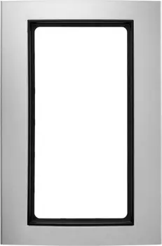 13093004 Рамка с большим вырезом B.3 Алюминий / Антрацитовый 2-постовая Berker