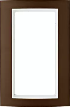 13093021 Рамка с большим вырезом B.3 Коричневый / Полярная белизна 2-постовая Berker