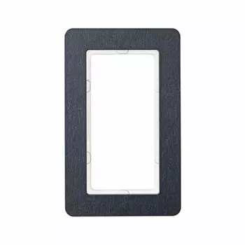 13096030 Рамка с большим вырезом Q.7 Натуральный сланец 2-постовая вертикальная Berker