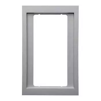 13097004 Рамка с большим вырезом K.5 Нержавеющая сталь 2-постовая Berker