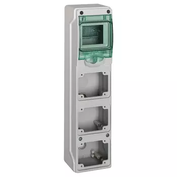 13177 Щит KAEDRA IP65 4мод. + 3отв., Schneider Electric
