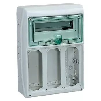 13187 Щит KAEDRA IP65 12мод. + 3отв. роз 63а, Schneider Electric