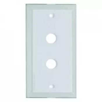 1321 Стеклянная накладка TS Прозрачный 2-постовая Berker