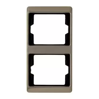 13240001 Рамка Arsys Светло-бронзовый 2-постовая вертикальная Berker