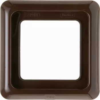 132801 Рамка с уплотнением IP44 Коричневый с блеском 1-постовая Berker