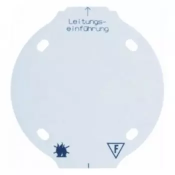 133119 Самозатухающее основание, 1-местное цвет: полярная белизна Serie 1930 Berker