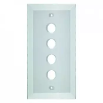 1341 Стеклянная накладка TS Прозрачный 4-постовая Berker