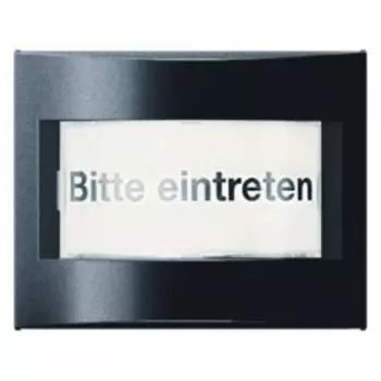 13457006 Накладка информационного светового сигнала с 5 надписями цвет: антрацит, матовый K.1 Berker