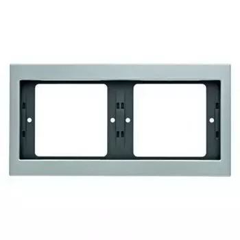 13637003 Рамка K.5 Алюминий 2-постовая Berker