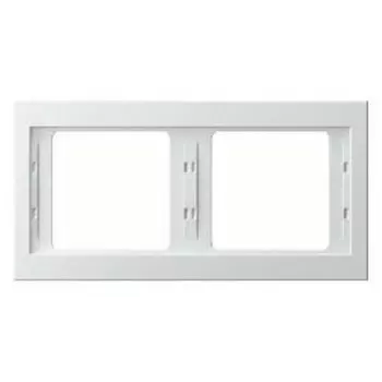 13637009 Рамка K.1 Полярная белизна с блеском 2-постовая Berker