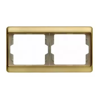 13640002 Рамка Arsys Золото 2-постовая Berker