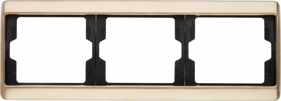 13730007 Рамка Arsys Медь 3-постовая Berker