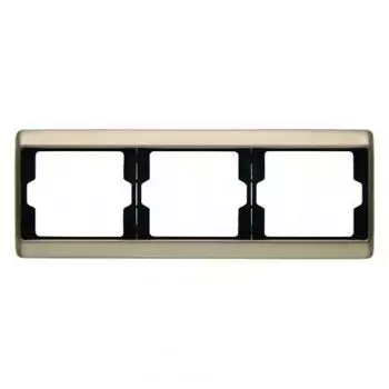 13740001 Рамка Arsys Светло-бронзовый 3-постовая Berker