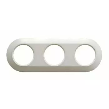 138139 Рамка Serie 1930 Полярная белизна с блеском 3-постовая Berker